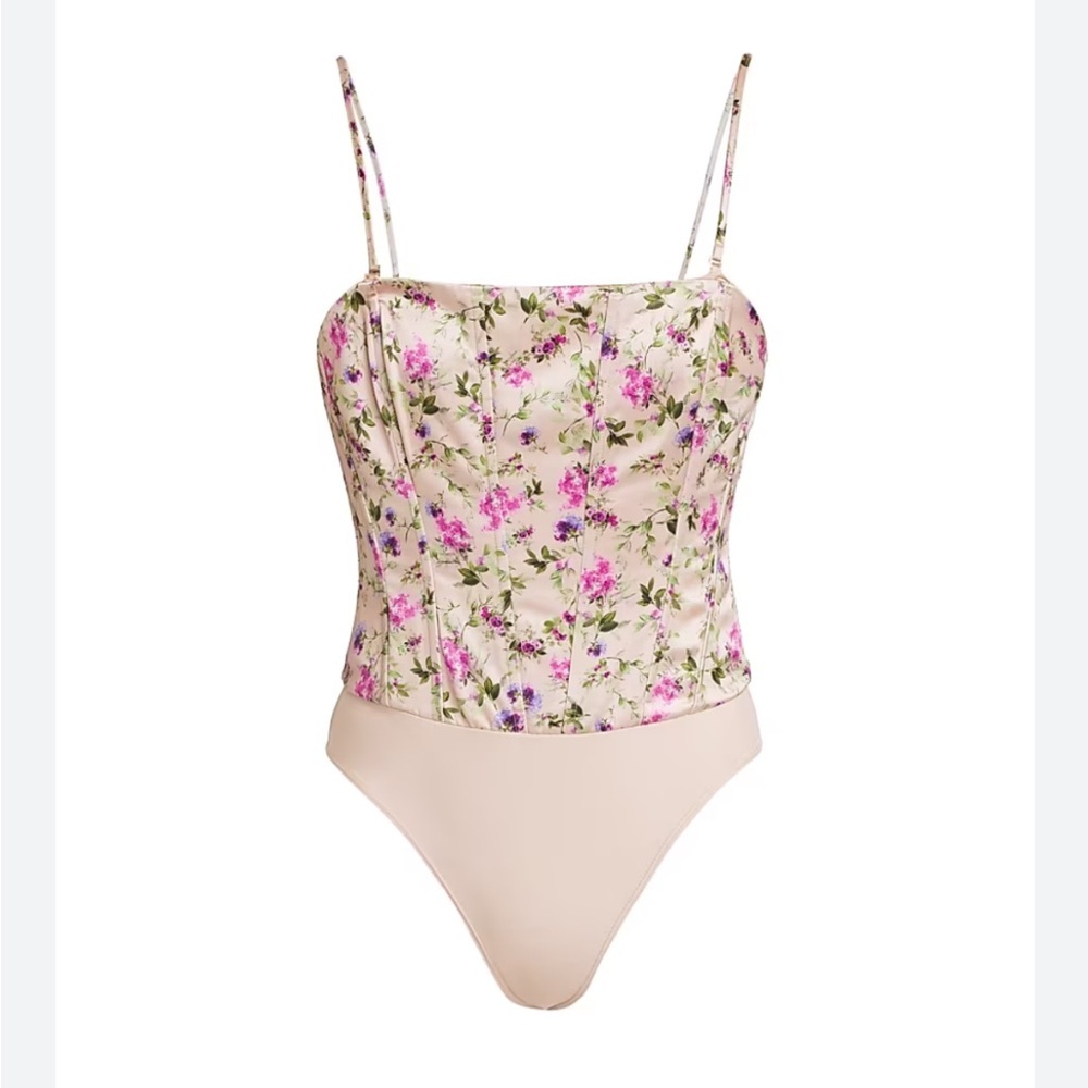 Cami NYC Tamara Floral Print Bodysuit​ - Picture 2 of 7